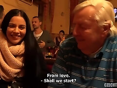 Young Czech slut fucks older grandpa! Young Czech slut fucks older grandpa!