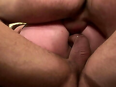 Mature busty mother gets fisting and anal hump from two guys