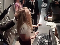 Pornstar AJ Applegate luvs to be tied up and romped in a gangbang Pornstar AJ Applegate luvs to be tied up and romped in a gangbang