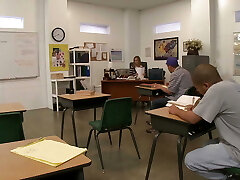 Devon Lee Lets A Schoolgirl Fuck Her In The Classroom