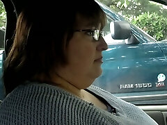 Mature Bbw neighbor lady wants to play with my cock in her car Mature Bbw neighbor lady wants to play with my cock in her car