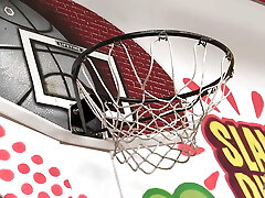 Basketball player fucks with a hung dude on the court Basketball player fucks with a hung dude on the court