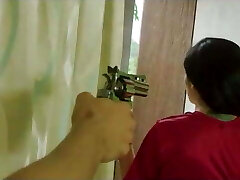 Sarla Bhabhi blackmails servant for lovemaking