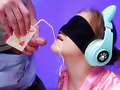 New EMOTIONAL TASTE GAME 2023 with DECEIVED girlfriend.She will understand the deception and take off her undies.XSan