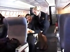 Stewardess's hj service on flight 1- Two On HDMilfCam.com