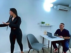 Sexy Curvy Bootylicious Latina MILF Cheats On Her Spouse, Tempting a Doctor To Fuck & Impregnate Her