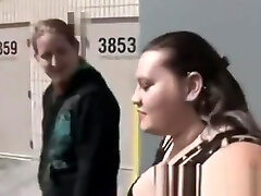 Goth plumper fucks stranger