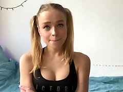 Russian teen blondie with huge tits Alexa Flexy nail with Ralf Christian after running 