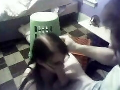 Inhale training with big dick
