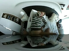 Cute teen enjoys fingering and sensual orgasm internal ejaculation VR