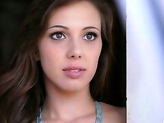 Two splendid white young chicks on the couch sheer pleasure each other softcore