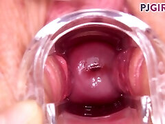 PJGirls - Cunt muscles - real orgasm, masturbation, toys, gaping, gyno