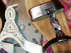 Sperm on women's boots