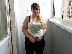 Russian, Immense Lady With By A Pussy Hairy, Pee For You:)
