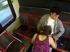 Memorable sex session in a public bus featuring Anastasia Black