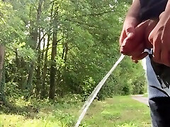 I did not have a bulge, yet I jizm, decided to piss the remaining sperm