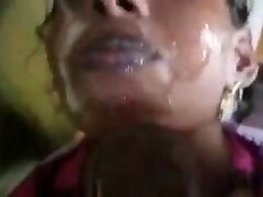 Telugu aunty blowjob giving to husband 