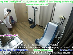 Become Doctor Tampa, Shock Your Mixed Cutie Neighbor Aria Nicole As You Perform Her 1st Gyno Check-up EVER On Doc-TampaCo