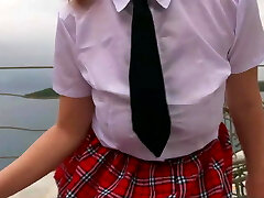 Ginger gal Cheerleader does Seaside Dance Ginger gal Cheerleader does Seaside Dance