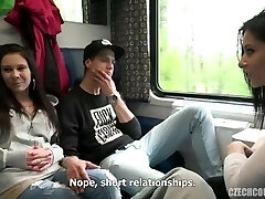 Four-way Sex in Public TRAIN (Full Video)