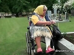 Granny gets coerced to sex Granny gets coerced to sex