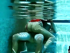 Spanish lifeguard ultra-cutie saves a guy from the pool