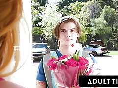 ADULT TIME - Virgin Delivery Boy Gets Tricked Into Joining WILD ALL-Milf Switch Roles GANGBANG ORGY! ADULT TIME - Virgin Delivery Boy Gets Tricked Into Joining WILD ALL-Milf Switch Roles GANGBANG ORGY!