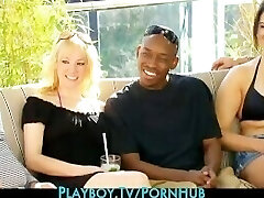 Fresh young couple goes to a swingers party for the first time