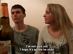 Charlotte Madison and Towheaded teen gangbanged