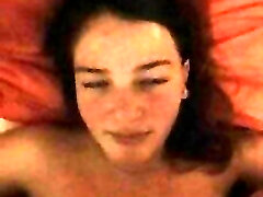 Zum ersten Mal ins Gesicht gewichst