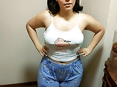 Neighbor surprises thick ass Milf and helps her with her "back ache".