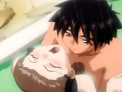 Two lovers fucking hard in the shower - anime hentai movie