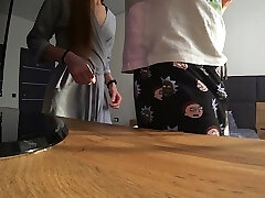 Real Cheating. My Wifey And Neighbor Are Having Joy At My House While I'm At Work. Anal Orgy