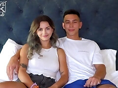 From Fan To Model: Lengthy Time Viewer Bella Gets Fucked By Scorching Guy Christian!