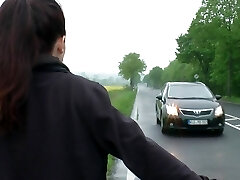 German drivers allows only glorious sluty dolls to take the sit