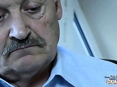 Grandpa manager fucks his sweet and silly young maid Grandpa manager fucks his sweet and silly young maid