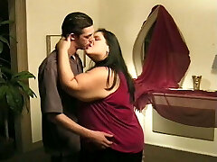 Young Plus-size gets drilled after sucking fit boy's pole