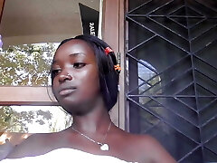 Ebony Pearl Stacy Smoking
