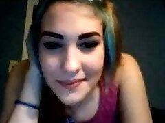 Funky Pelo De La Chica De La Webcam