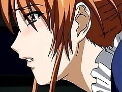 Hentai sexy school teacher taking monstrous cock deep in her butt hole