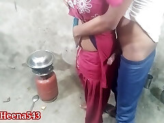 Desi Heena First Hookup With Boy Pal In Kitchen In Clear Hindi Voice