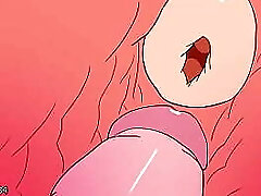 bakugo baise uraraka ochaco pendant qu'il attrape ses seins puis éjacule en elle