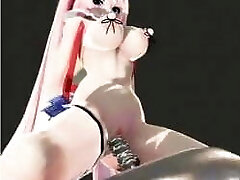 MMD Sakura Miku Riding machine v2