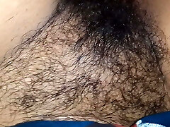 Surya fucking super-steamy wife fingering hairy pussy