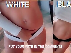 Braless Wifey in Tight White Shirt