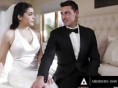 MODERN-DAY SINS - Groomsman ASSFUCKS Italian Bride Valentina Nappi On Wedding Day + REMOTE Arse Cork