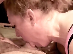 Watch my neighbor's wife who is fond of providing him a deepthroat Suck Off