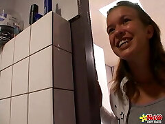 Dutch gangbang with 1 girl and Four guys!