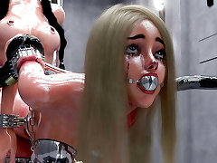 Slave Teaching in Metal Bondage Slave Teaching in Metal Bondage