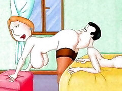 Husband gets squirt in the jaws! Animation! Husband gets squirt in the jaws! Animation!